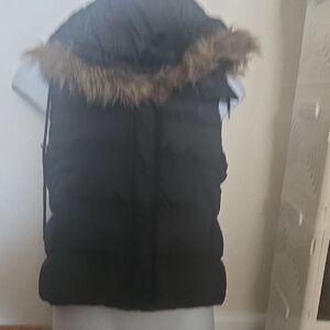 Aeropostale Blue and White Plaid Label Jacket